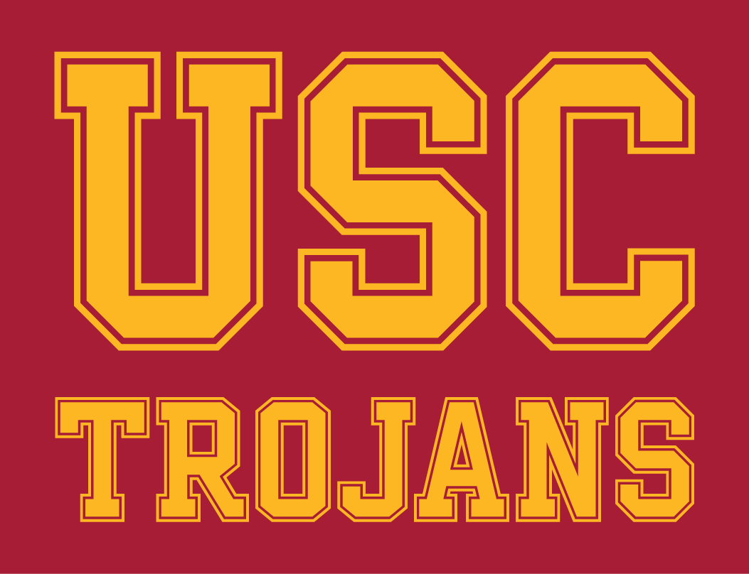 Southern California Trojans 2000-2015 Wordmark Logo 02 vinyl decal